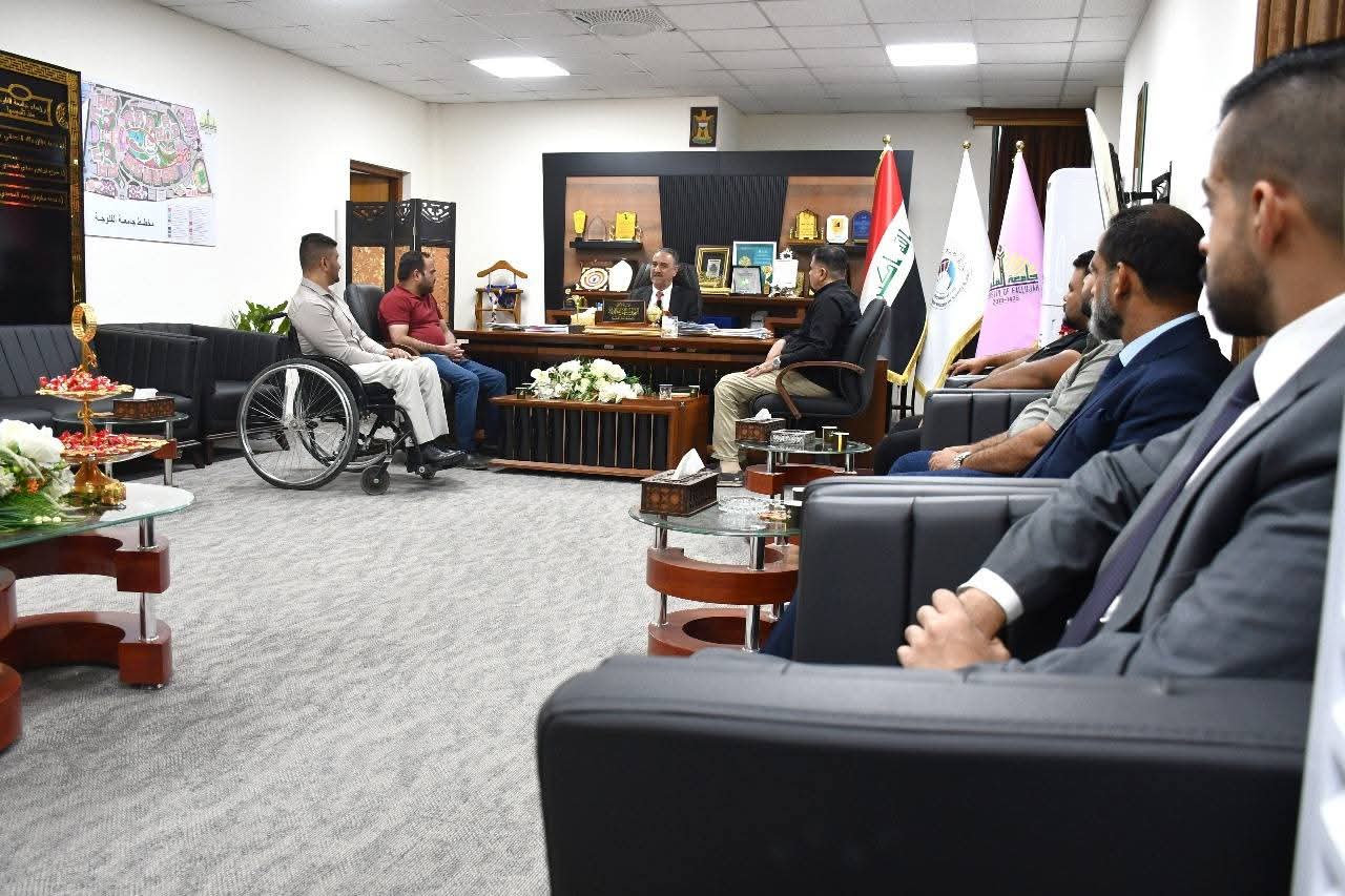 زيارة وفد لجنة حقوق ذوي الإعاقة بمحافظة الأنبار