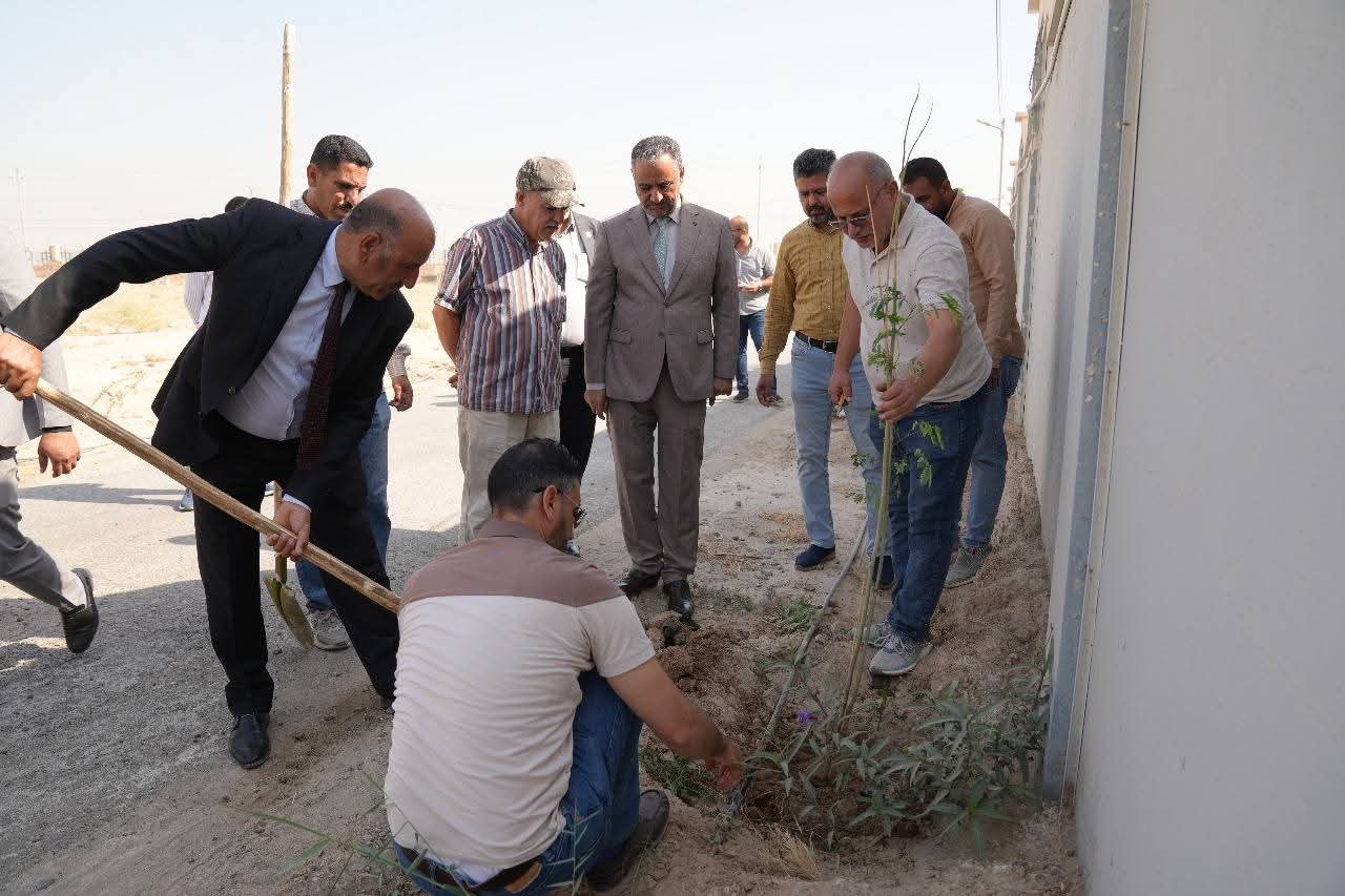University of Fallujah Continues Tree-Planting Campaigns at the New University City Site