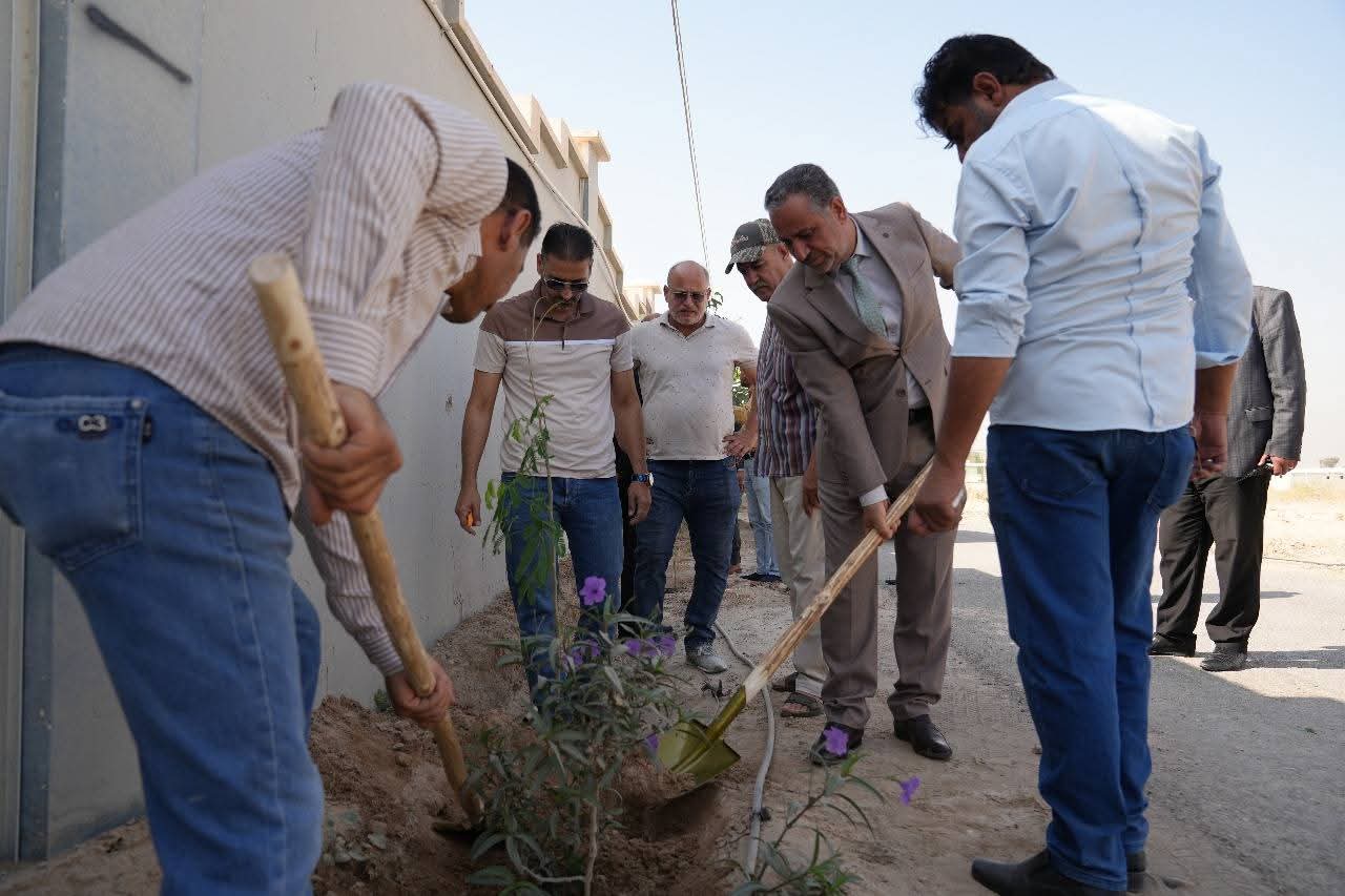 University of Fallujah Continues Tree-Planting Campaigns at the New University City Site