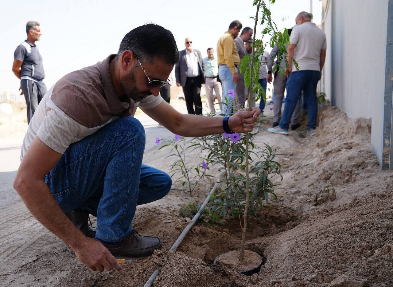 University of Fallujah Continues Tree-Planting Campaigns at the New University City Site