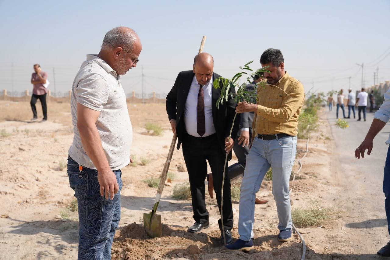 University of Fallujah Continues Tree-Planting Campaigns at the New University City Site