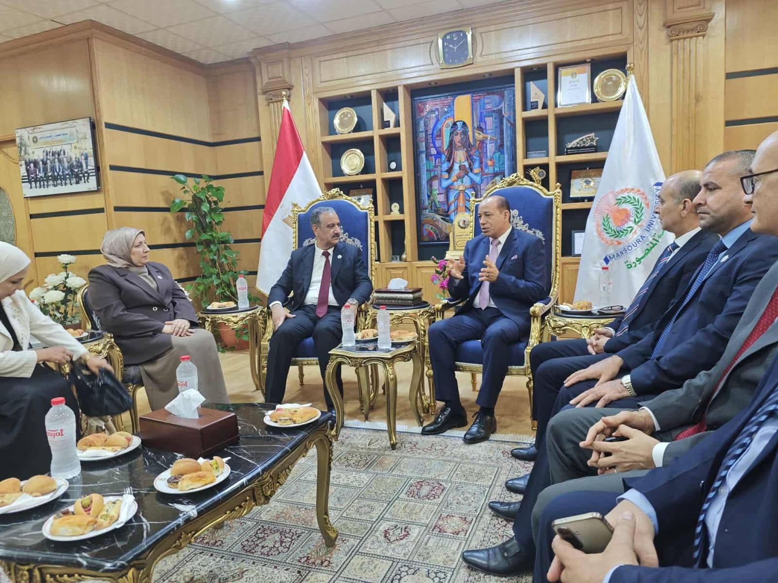 زيارة وفد جامعة الفلوجة إلى جمهورية مصر العربية 