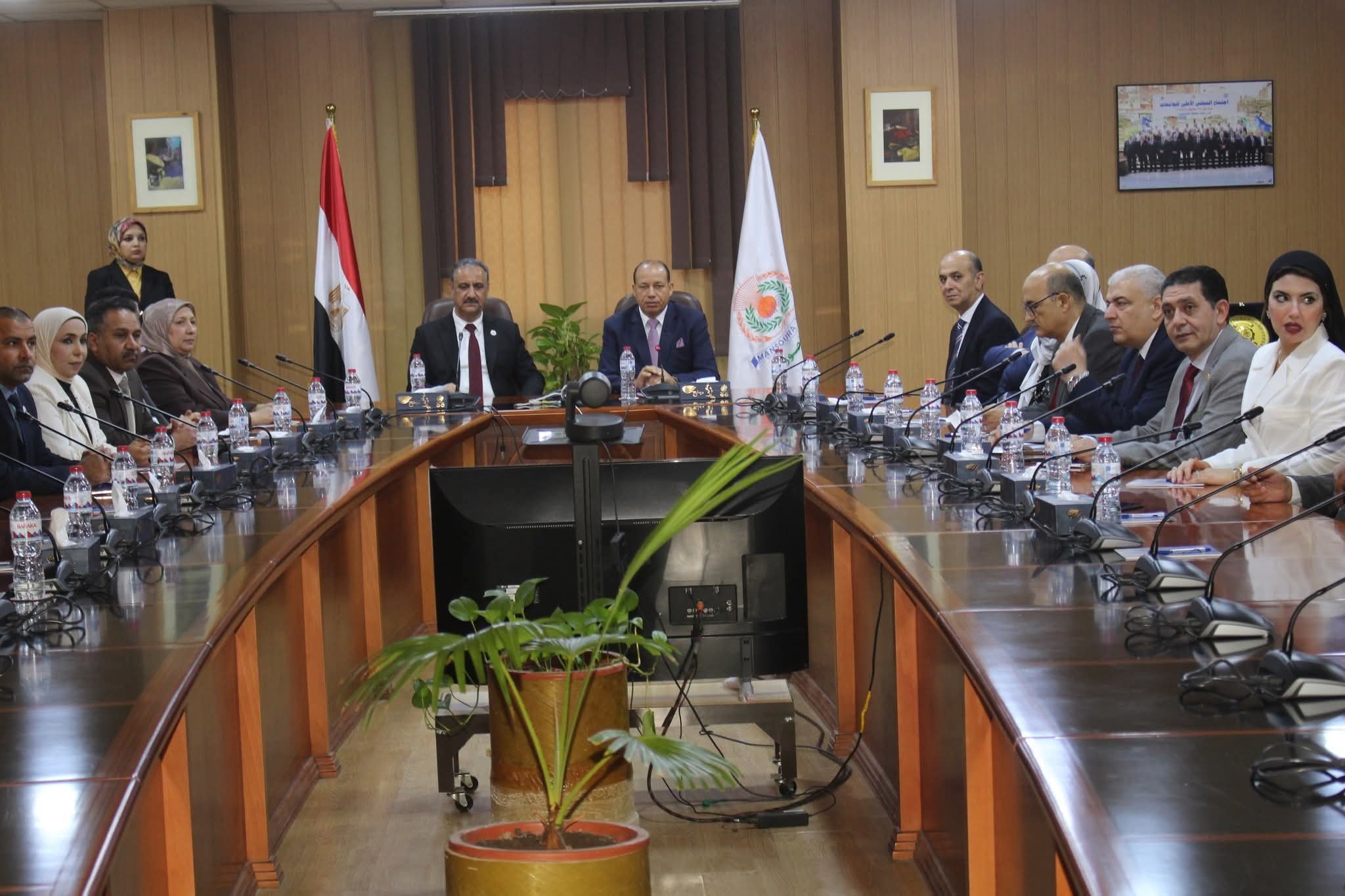 زيارة وفد جامعة الفلوجة إلى جمهورية مصر العربية 