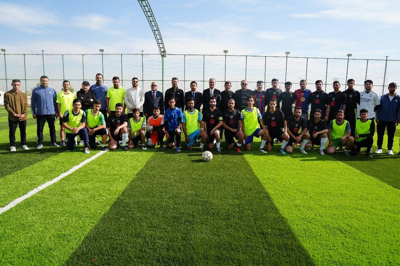 Inauguration of the new seven-a-side football pitch
