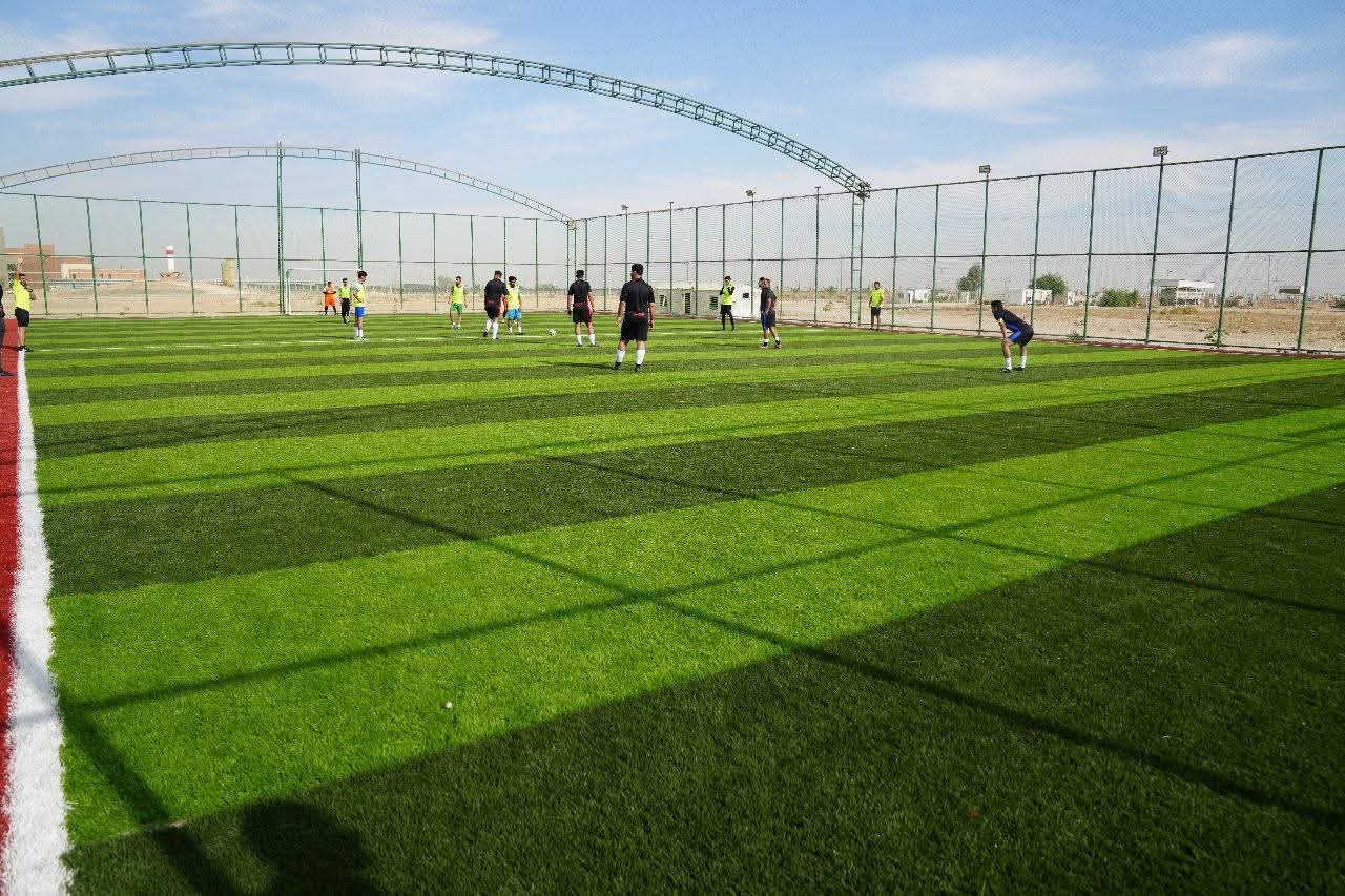 Inauguration of the new seven-a-side football pitch