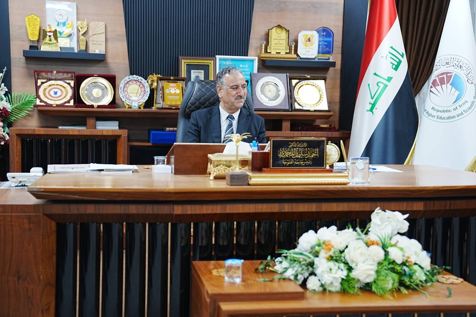 The university president receives a delegation from the Program Accreditation Council.