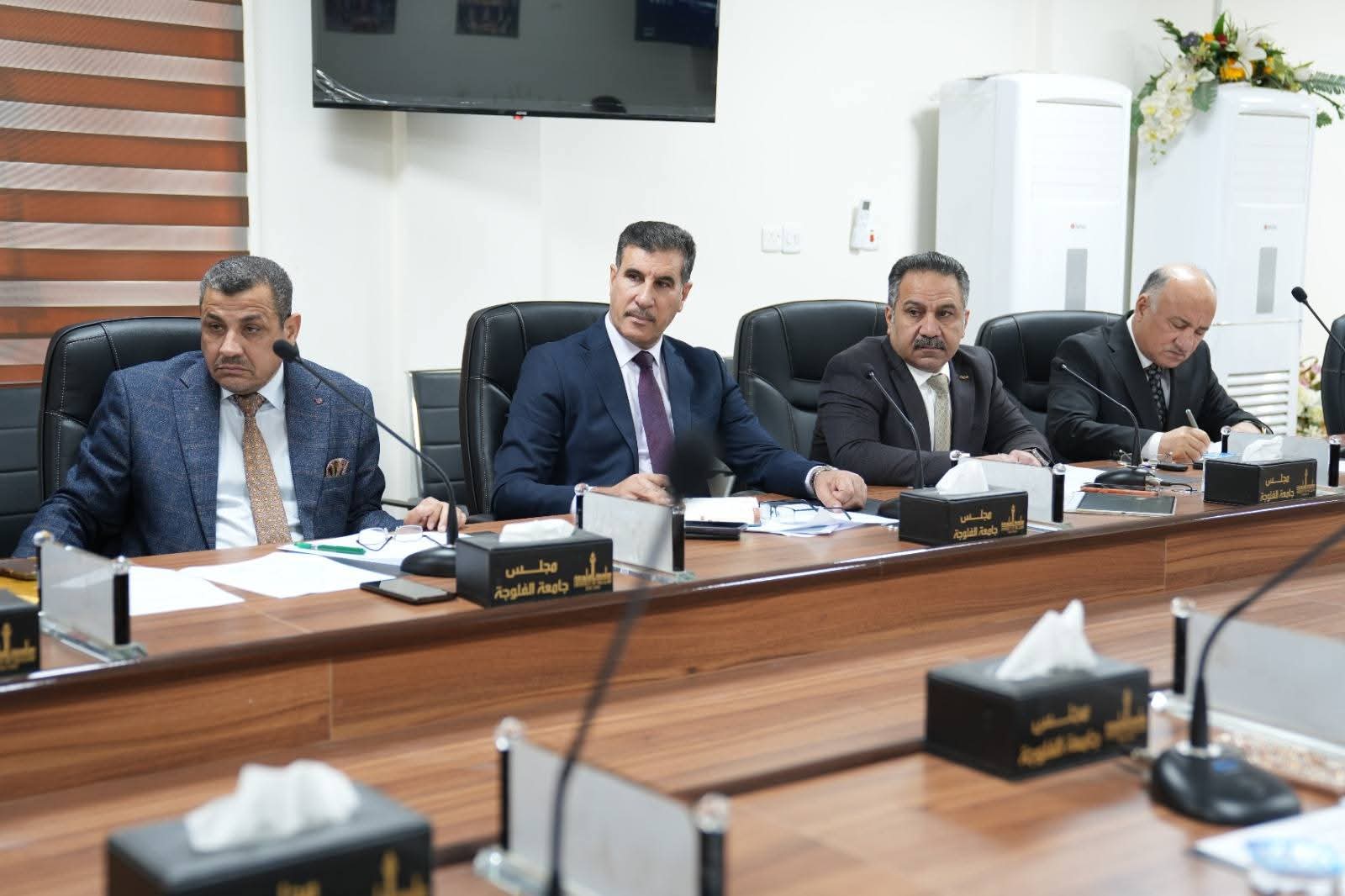 مجلس الجامعة يعقد جلسته الاعتيادية الثالثة 
