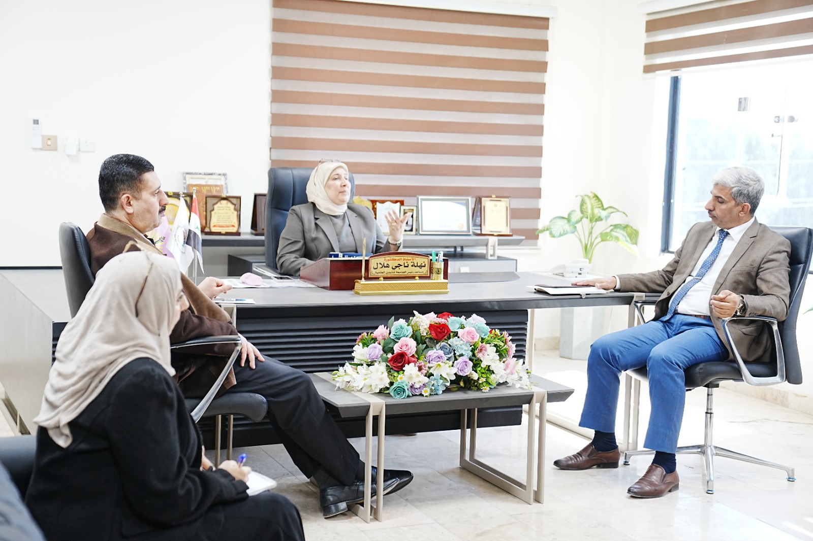 The Renewable Energy Committee at the University of Fallujah Holds Its First Meeting