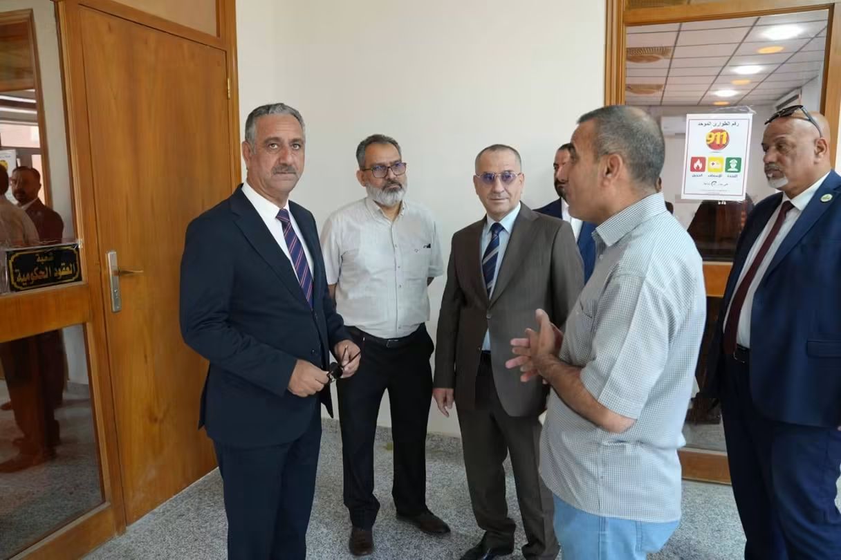 University President Inspects Construction and Projects Department