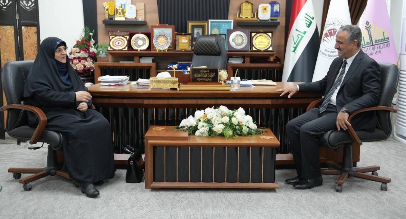 University President Receives Al-Zahra University Delegation