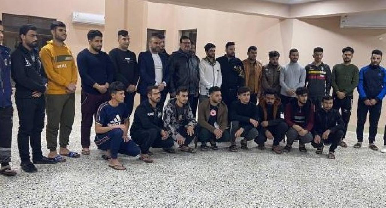 The President of Fallujah University inspects the internal departments of our university