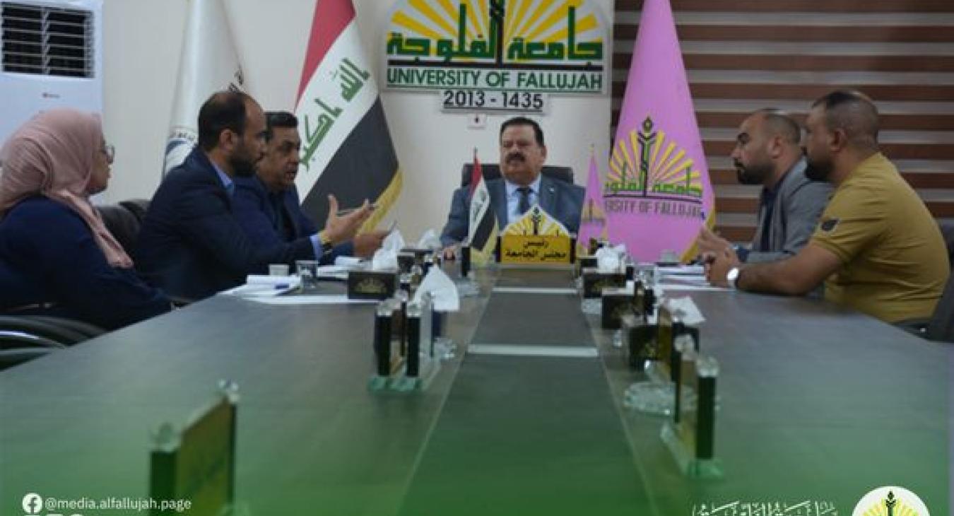 Supporting internal departments at Fallujah University