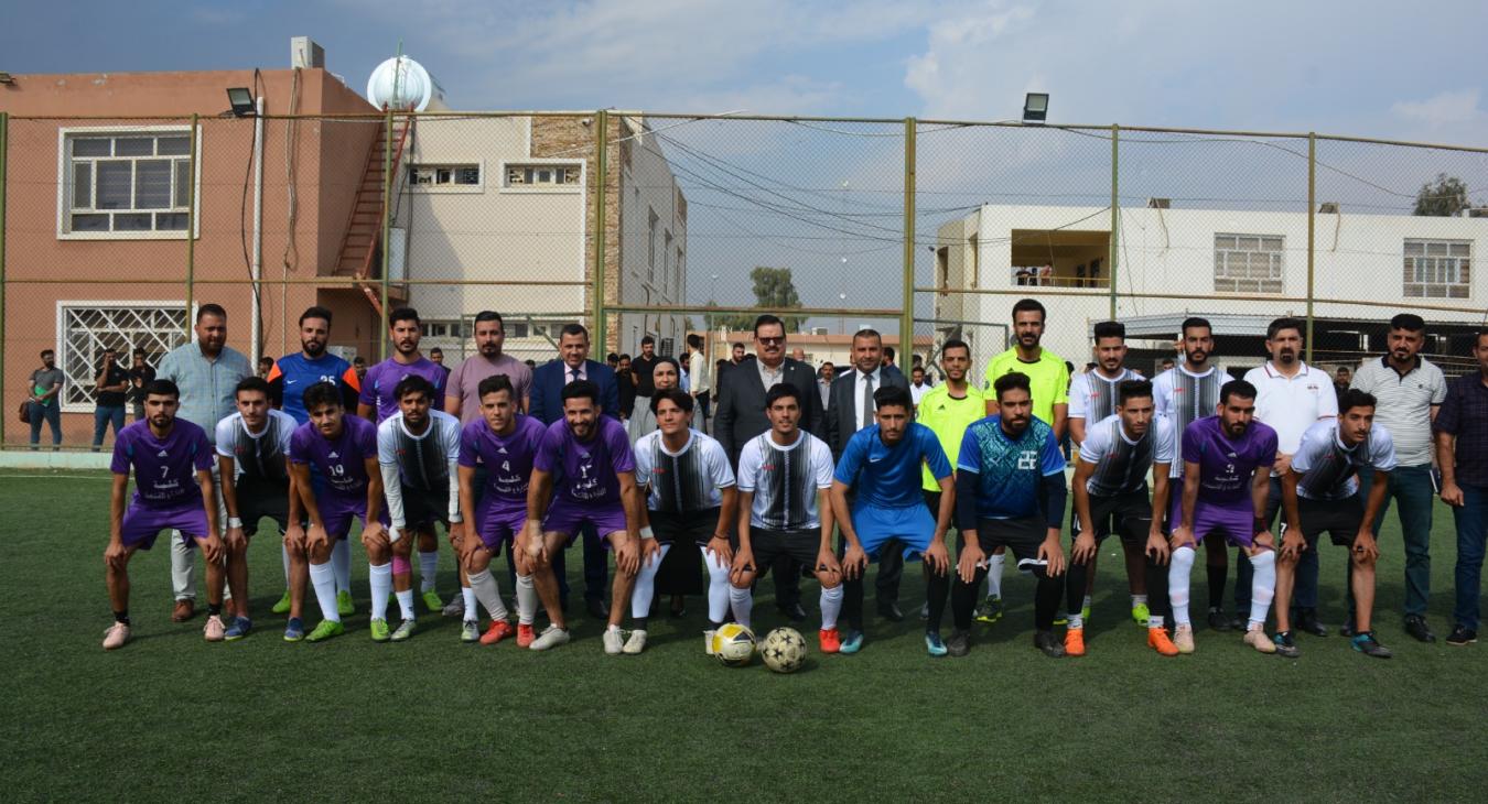 The launch of the Fallujah University President’s Cup Football Championship for the 2023-2024 academic year