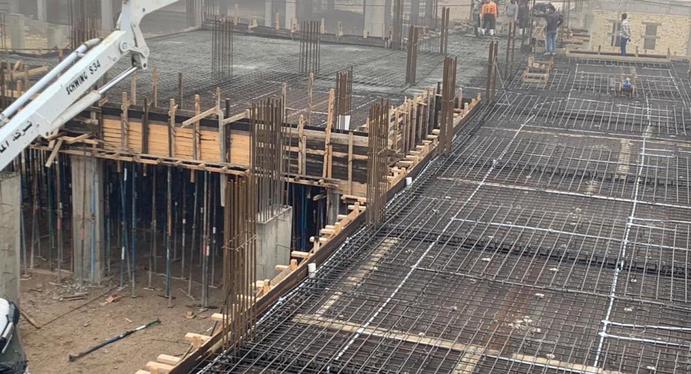 Construction work continues to complete the new university city projects