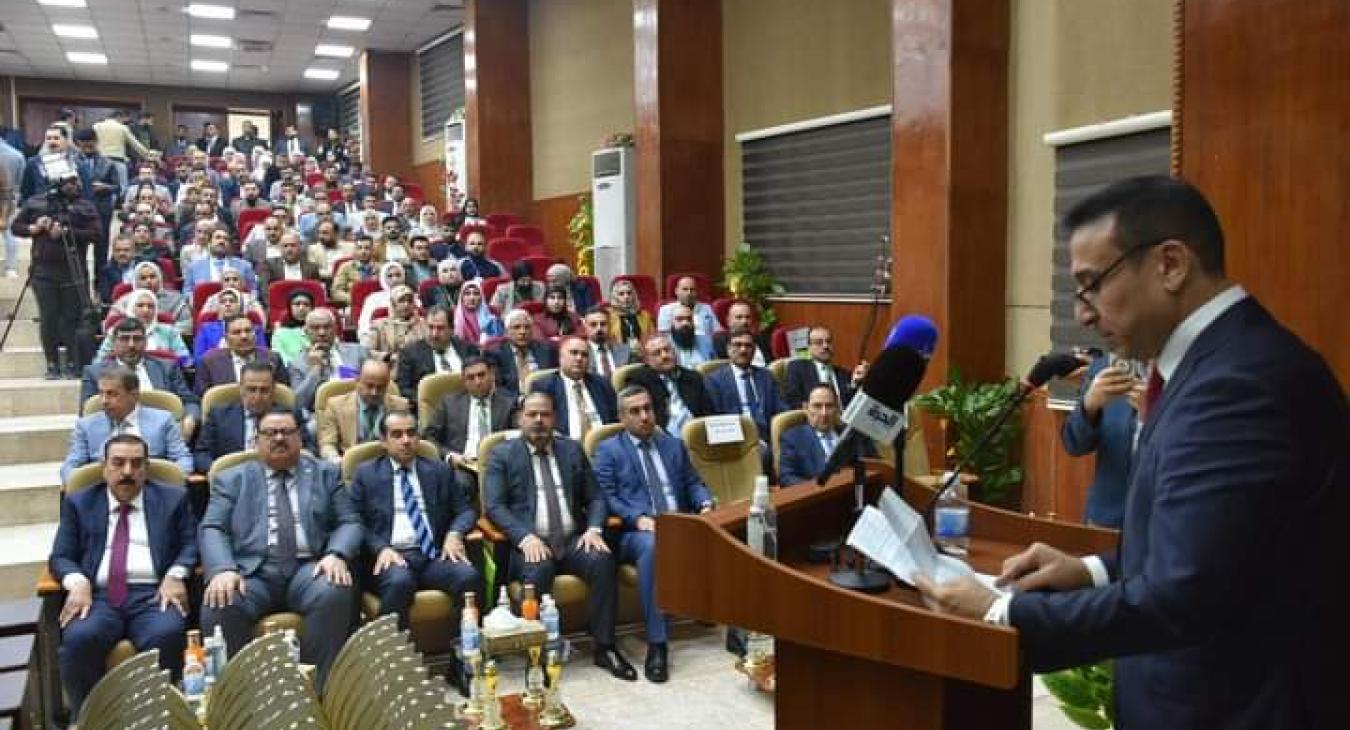 The President of Fallujah University attends the activities of the Eleventh Scientific Medical Conference for Anbar Health