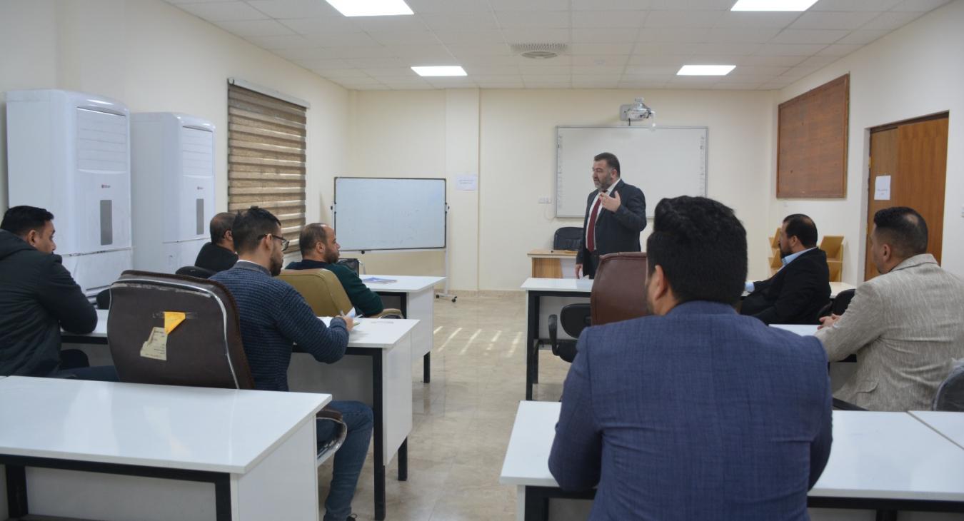 The Department of Media and Government Communication organizes a training course on the art of news writing and photojournalism for officials of the media divisions at the university’s colleges