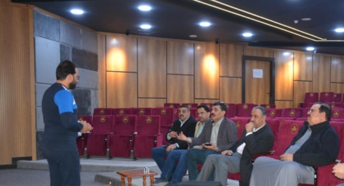 The President of the University of Fallujah is following up on the field the final preparations for holding the Third International Conference on Information and Science