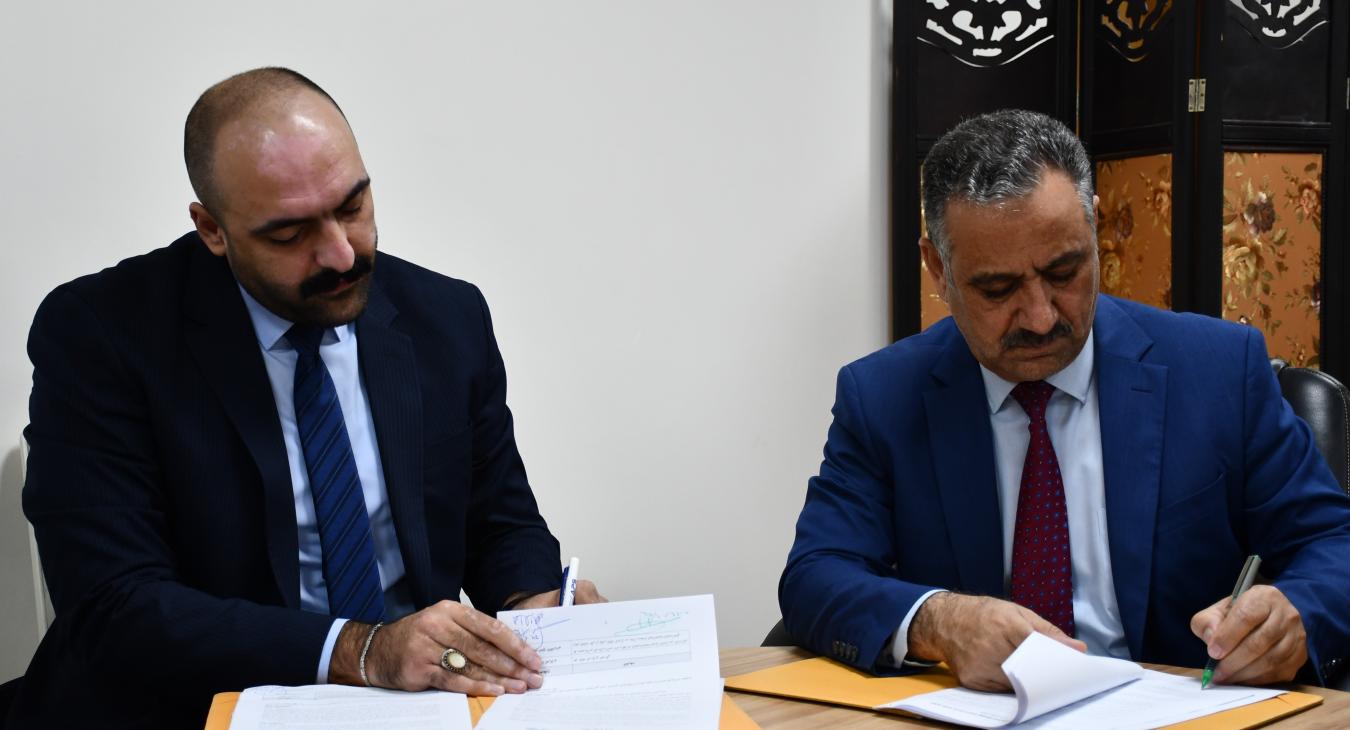 Fallujah University signs a cooperation agreement with Al-Arab Electronic Payment Company (POS)