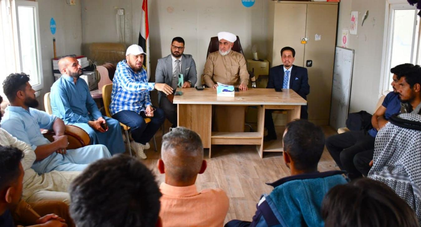 Fallujah University extends a helping hand to displaced people in camps
