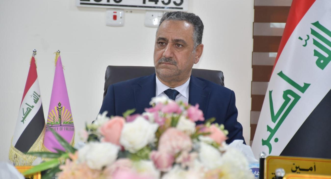 The Fallujah University Council holds its eighth regular meeting for the 2023-2024 academic year