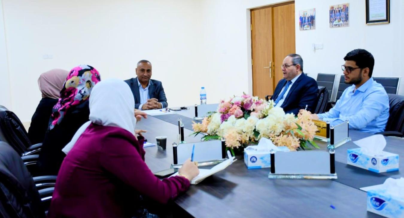 The Committee of Experts and Advisors at the University of Fallujah holds its first meeting to discuss ways to support entrepreneurs