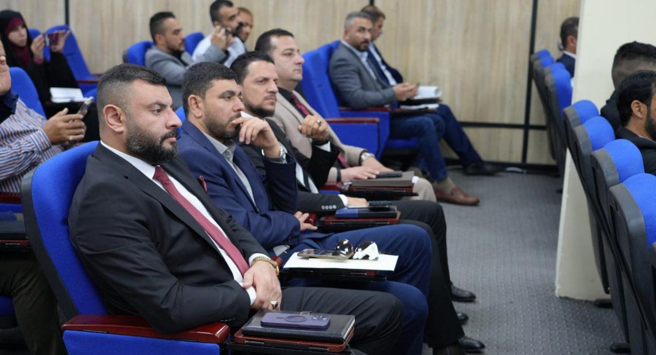 The Director of the Security Permits Department at the University of Fallujah participates in a specialized training program on cybersecurity