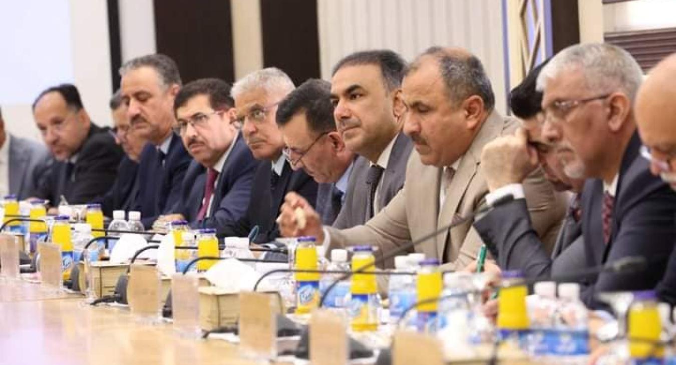 The President of Fallujah University participates in the fifth meeting of the Opinion Council