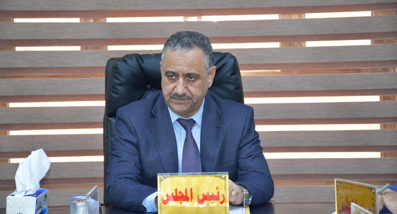 The President of the University of Fallujah chairs the meeting of the College of Applied Sciences Council for the academic year 2023-2024
