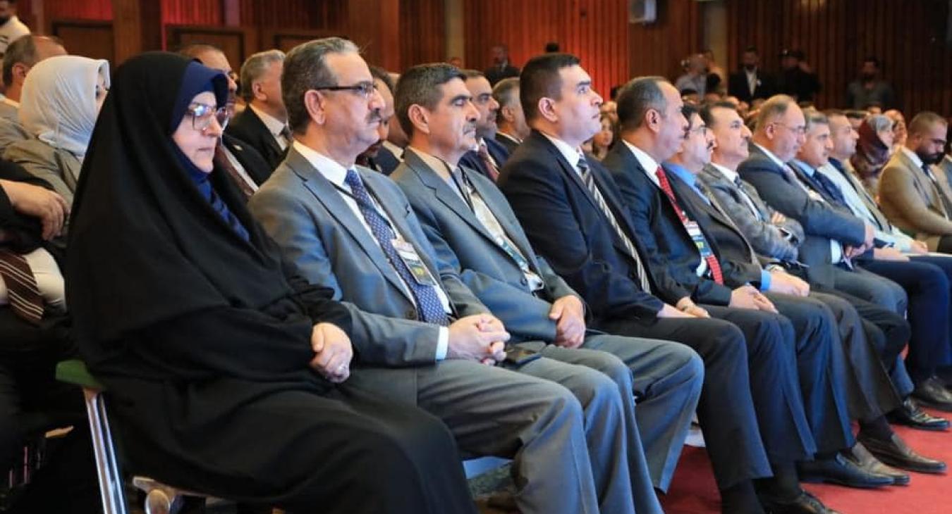 The President of the University of Fallujah participates in the first conference for technological and scientific incubators