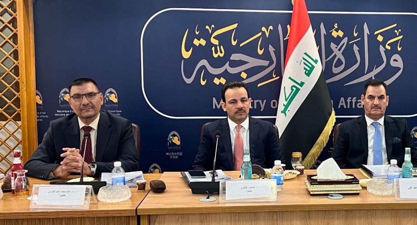 A teacher from the University of Fallujah, a member of a committee discussing a promotion to the position of advisor in the Ministry of Foreign Affairs