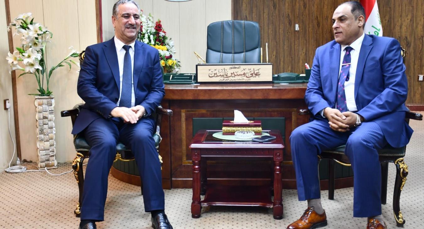 The University of Fallujah extends bridges of communication and cooperation with the Iraqi Academics Syndicate