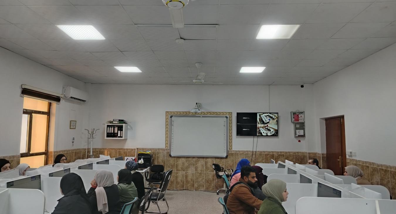 The University of Fallujah continues to organize the national examination for graduate studies
