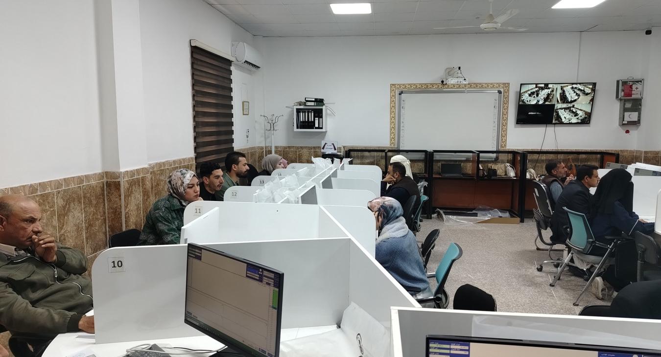 Unified national tests are ongoing at the Electronic Calculator Center