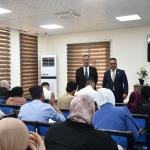 The start of the competitive examination in the university's colleges